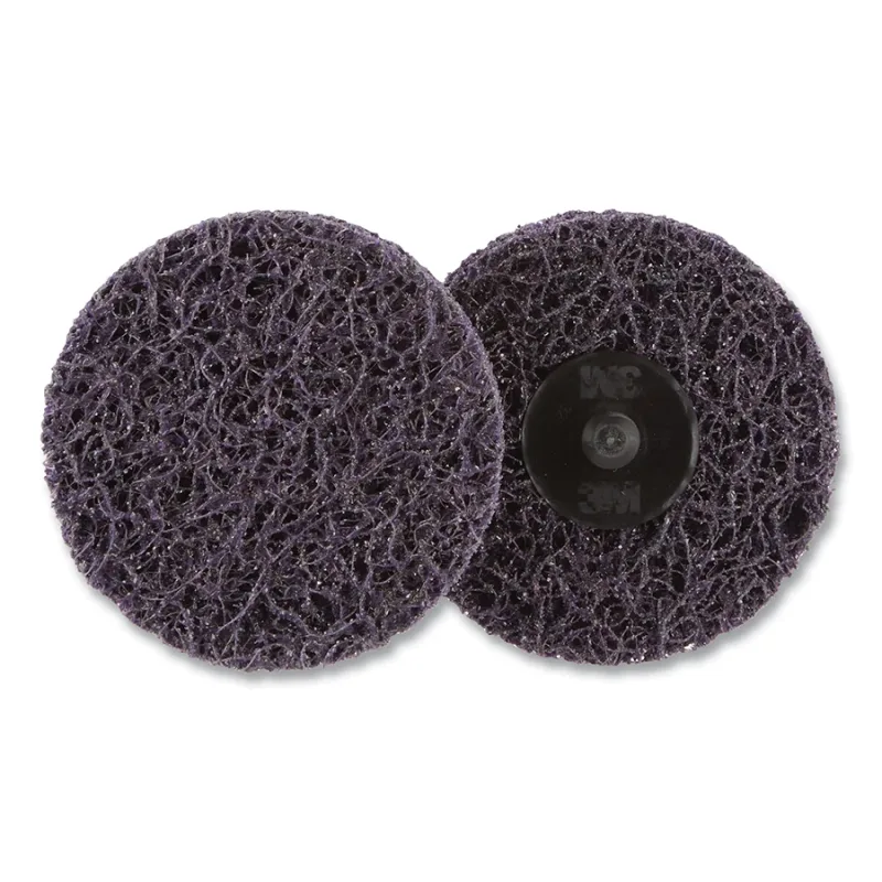 Roloc™+ Clean and Strip XT Pro Disc, 3 in dia, Extra Coarse, 15000 RPM, Silicon Carbide, XO-DR, Purple