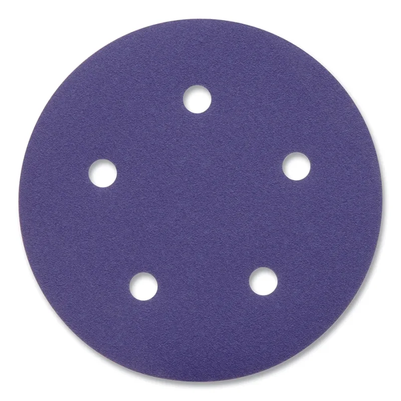 Cubitron™ II Stikit™ Cloth Disc 900DZ, Precision Shaped Ceramic, 5 in dia x NH, J-Weight, 180+, D/F 5HL, Die 500FH