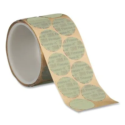 Finesse-it™ PSA Film Disc Roll, 468LA, Round, Silicon Carbide, 1-1/4 in dia x NH, A5 micron Grade, Die 125C, 10000 RPM