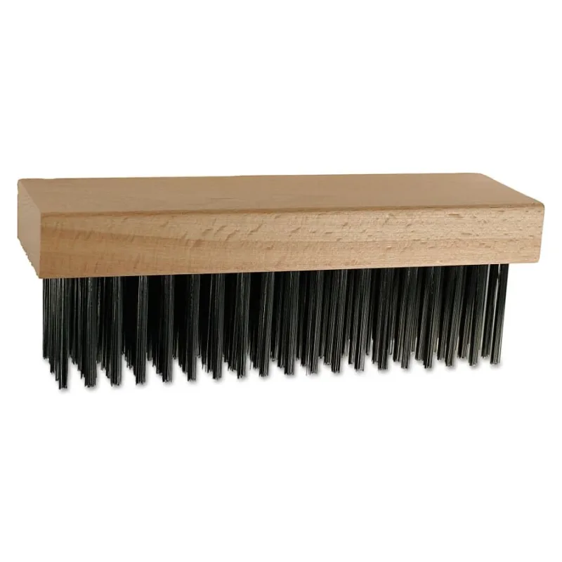 Block Brushes, 4 1/2 in, 5 X 10, Carbon Steel