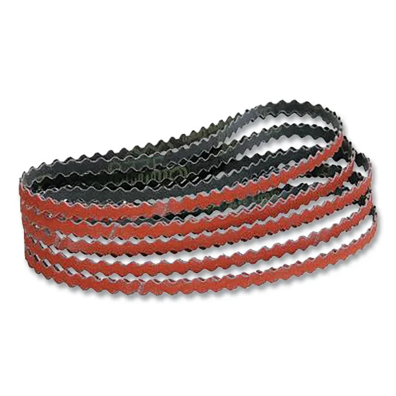 Coated Ceramic Sanding Belt, 120 Grit, 1/2 in W x 18 in L