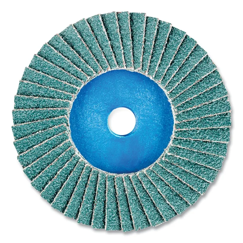 COMBIDISC® Mini POLIFAN® Flap Disc, 3 in dia, Type CDR, 40 Grit, Flat, Zirconia Alumina, 12700 RPM