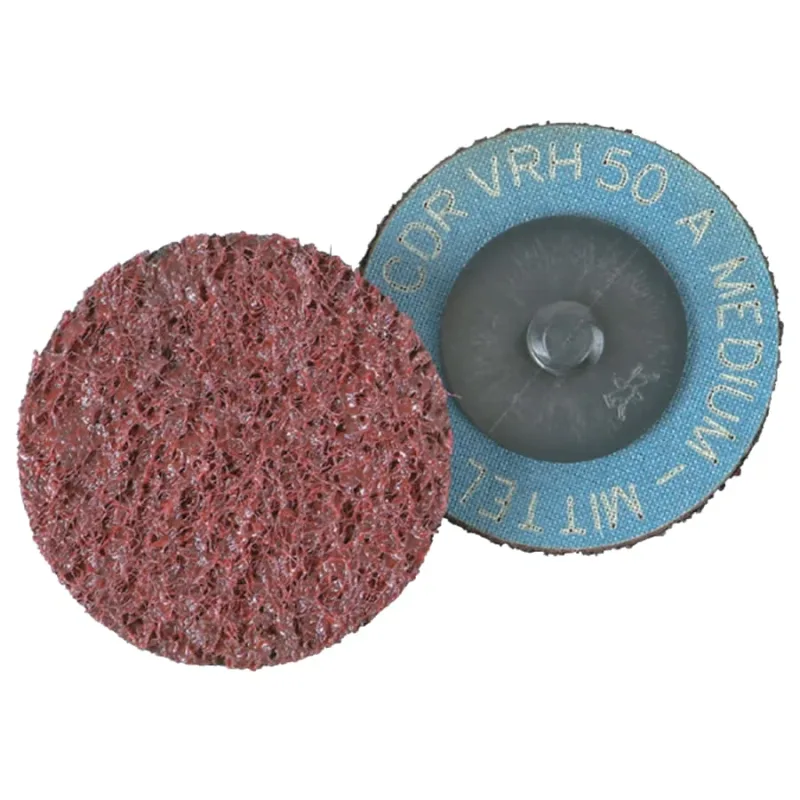 COMBIDISC® Surfacing Conditioning Disc for CD/CDR Systems, 3 in dia, 100 Grit, Aluminum Oxide A, 5000 RPM, Yellow-Brown, CDR