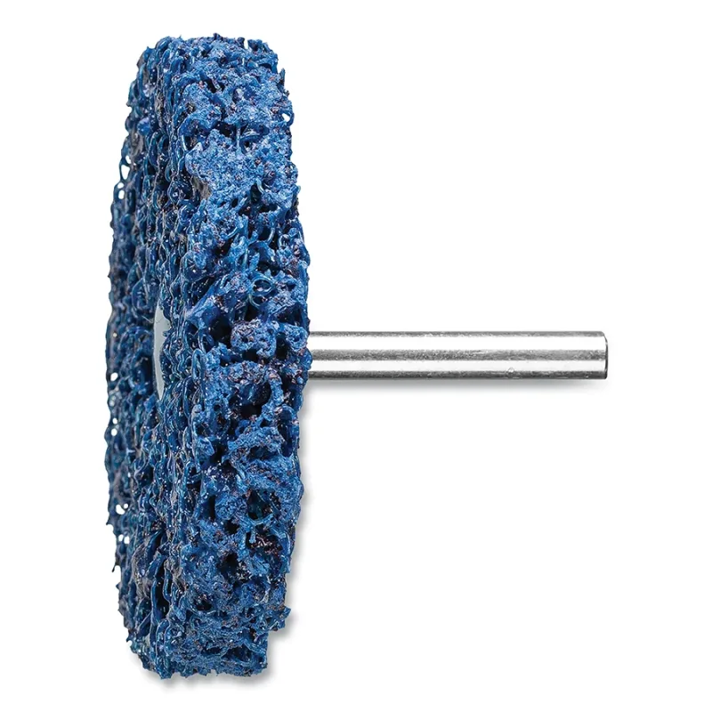 3" X 1/2" POLICLEAN PLUSMOUNTED WHL 1/4" SHANK