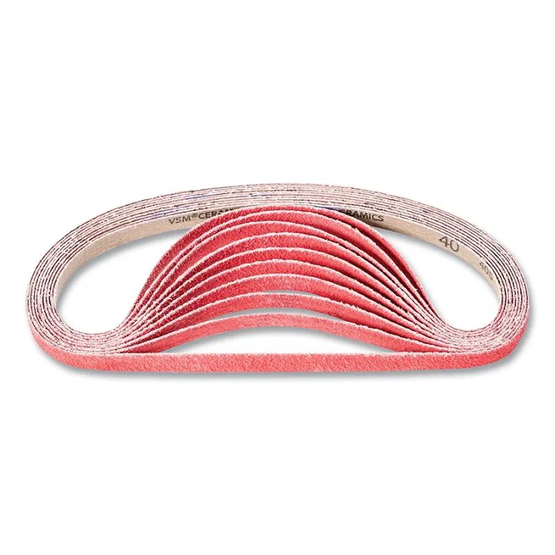 1/2" X 24" COATED FILE BELT CER OX 40G
