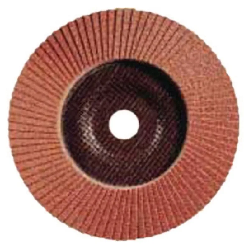 Type 27 POLIFAN SG Flap Discs, 4", 60 Grit, 5/8 Arbor, 15,300 rpm, Alum Ox (A)