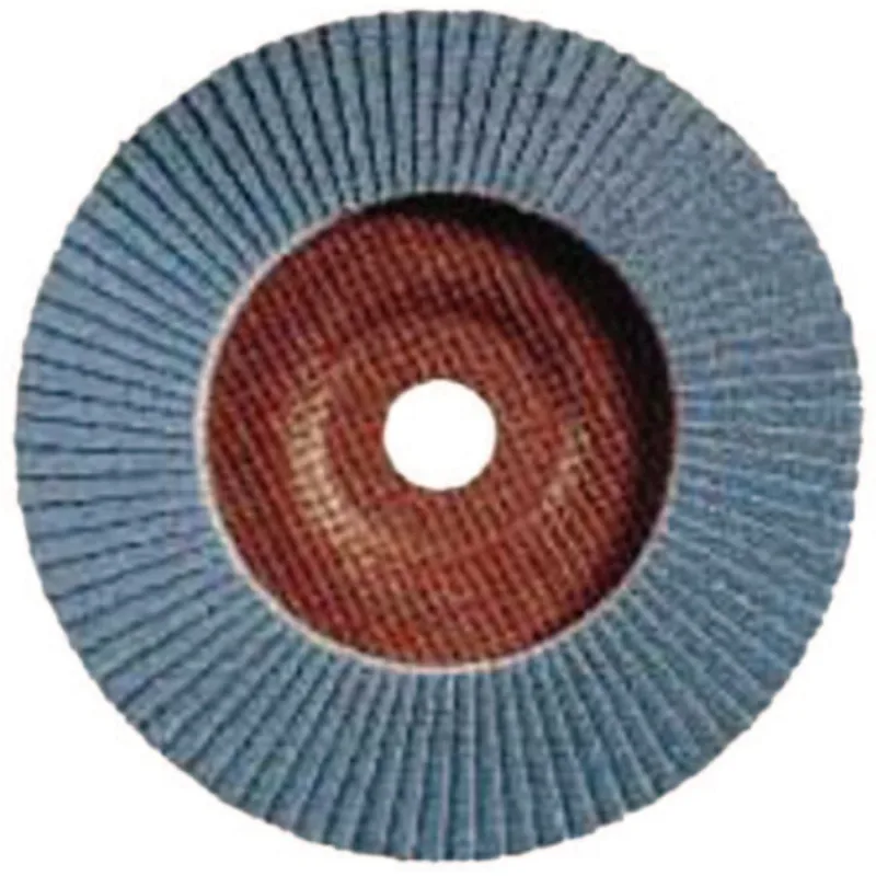 Type 27 POLIFAN® SG Flap Discs, 4-1/2 in, 40 Grit, 7/8 Arbor, 13,300 RPM, Zirconia