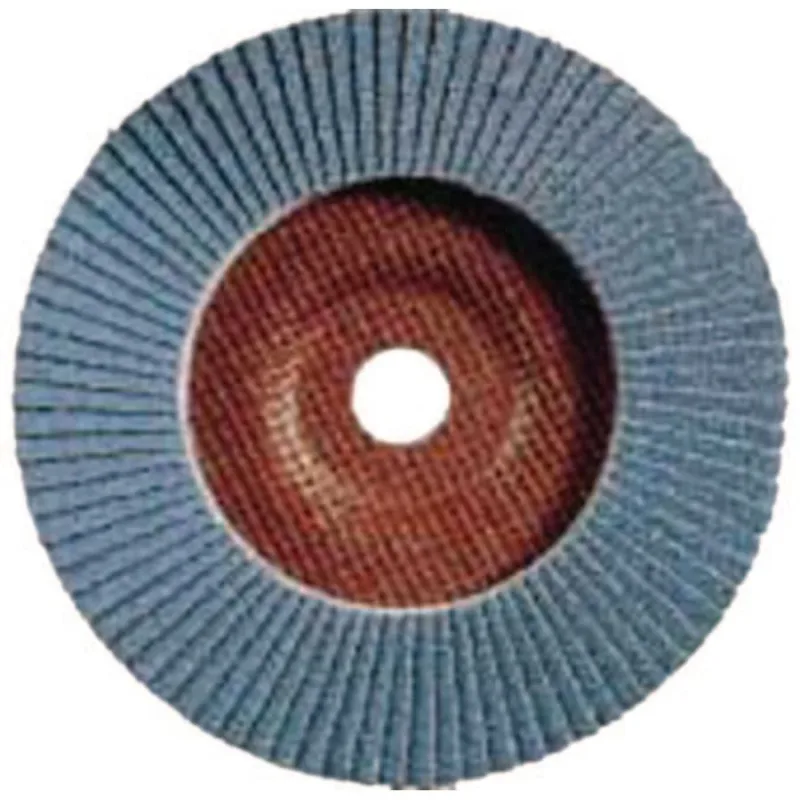 POLIFAN® Type 29 SG Flap Disc, 4-1/2 in dia, 40 Grit, 7/8 in Arbor dia, 13300 RPM, Zirconia Alumina Z
