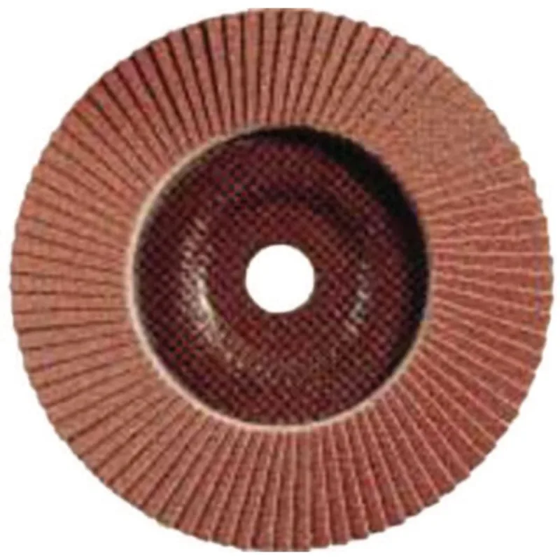 POLIFAN® Type 29 SG Flap Disc, 4-1/2 in dia, 60 Grit, 7/8 in Arbor dia, 13300 RPM, Aluminum Oxide A-Cool