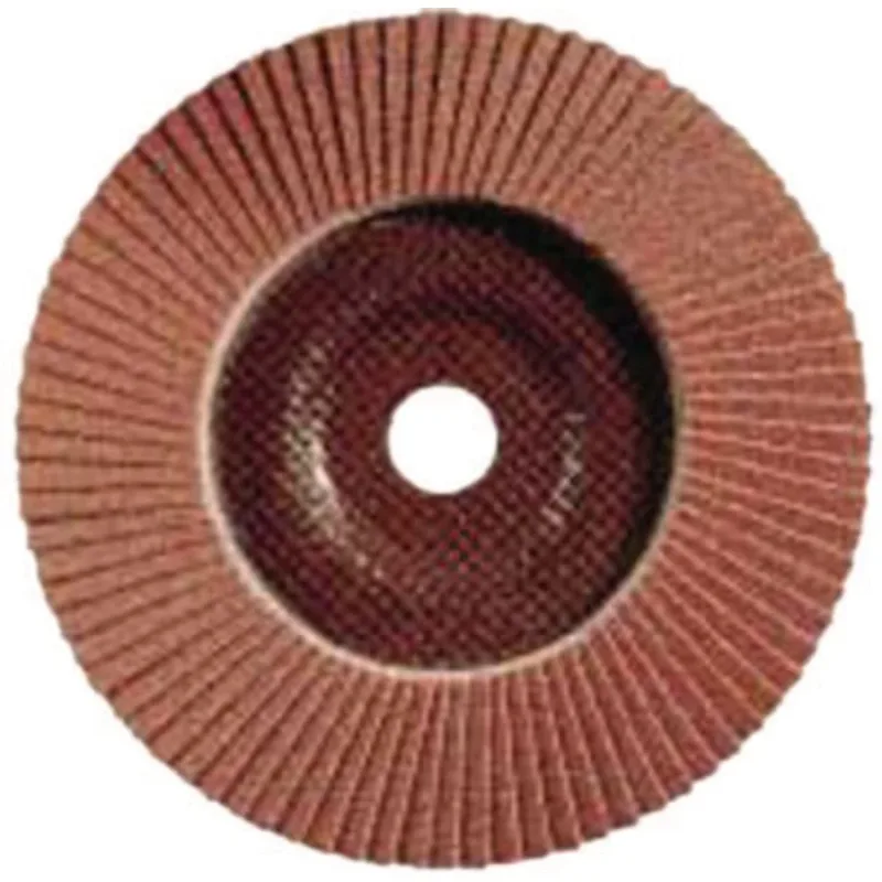 Type 27 POLIFAN SG Flap Discs, 4 1/2", 40 Grit, 7/8 Arbor, 13,300 rpm, Alum Ox