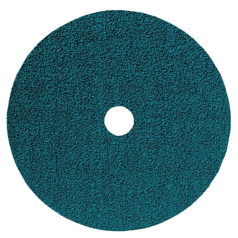 Zirconium Alumina Z Fiber Disc, 5 in dia, 7/8 in Arbor dia, 24 Grit