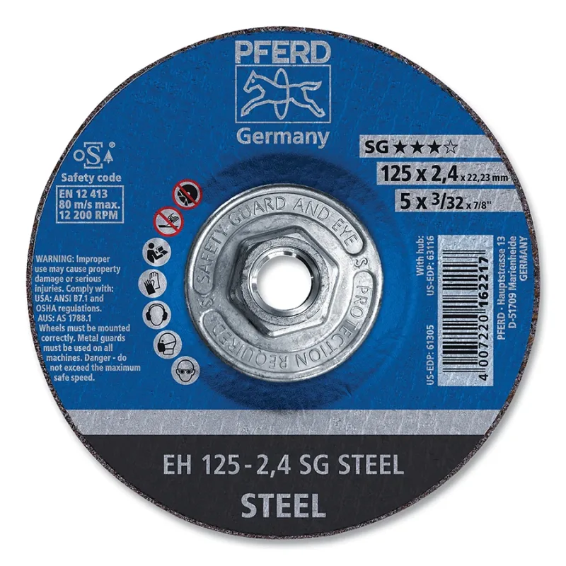 5 X 3/32 X 5/8-11 T27 CUT-OFF WHL A30 S SG