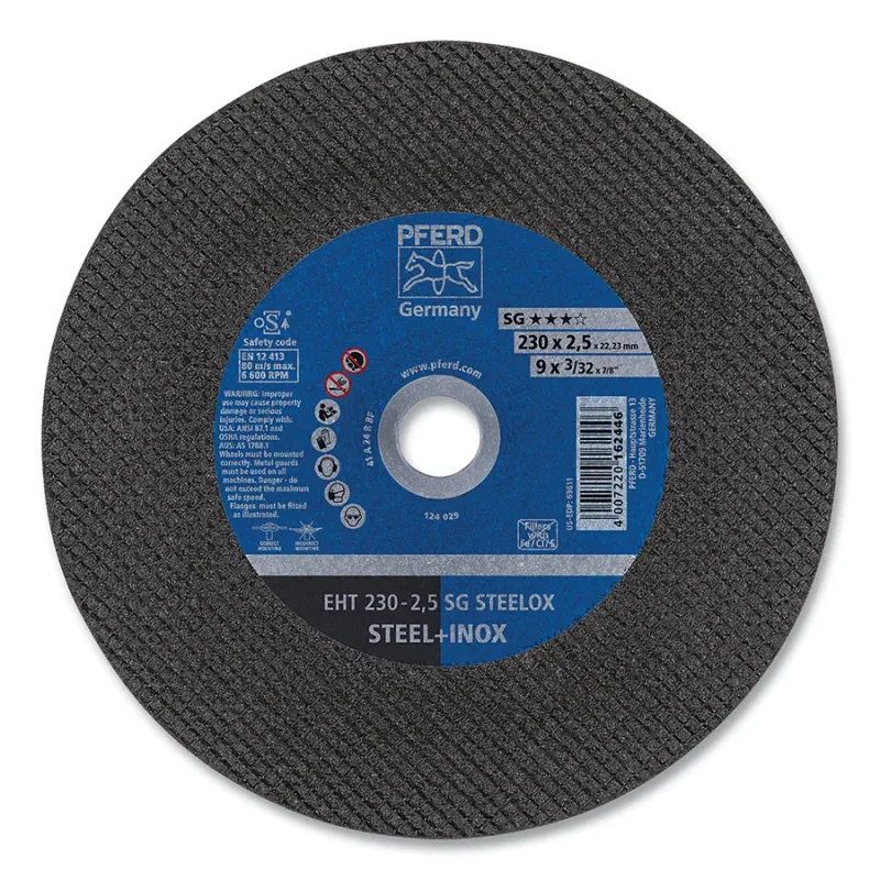 9 X 1/8 X 7/8 T1 CUT-OFFWHEEL A24 R SG-INOX