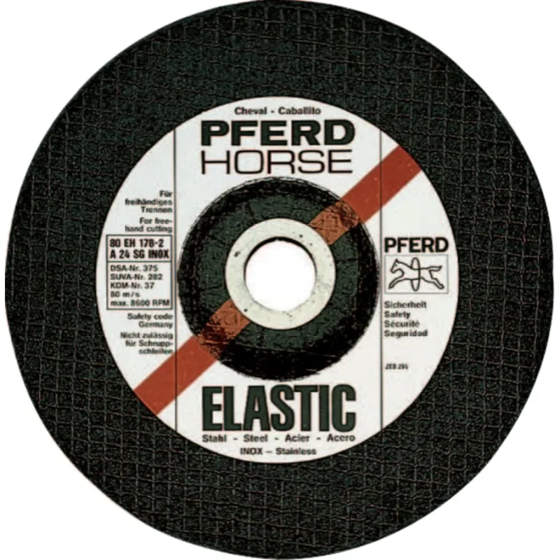 Portable Cut-Off Wheel, 14 in Dia, 1/8 in Thick, 24 Grit Alum. Oxide