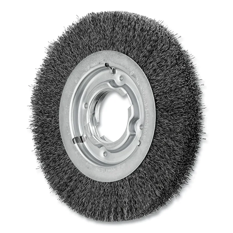 8" CRIMPED WIRE WHEEL MEDIUM FACE .012 CS WIRE