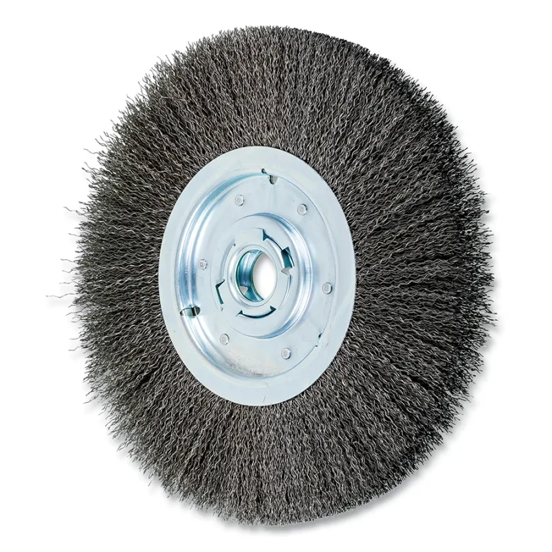 12" CRIMPED WIRE WHEEL MEDIUM FACE .020 CS WIRE