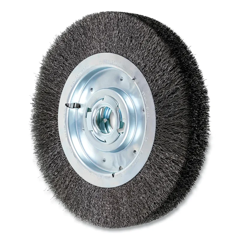 10" CRIMPED WIRE WHEEL WIDE FACE .010 CS WIRE