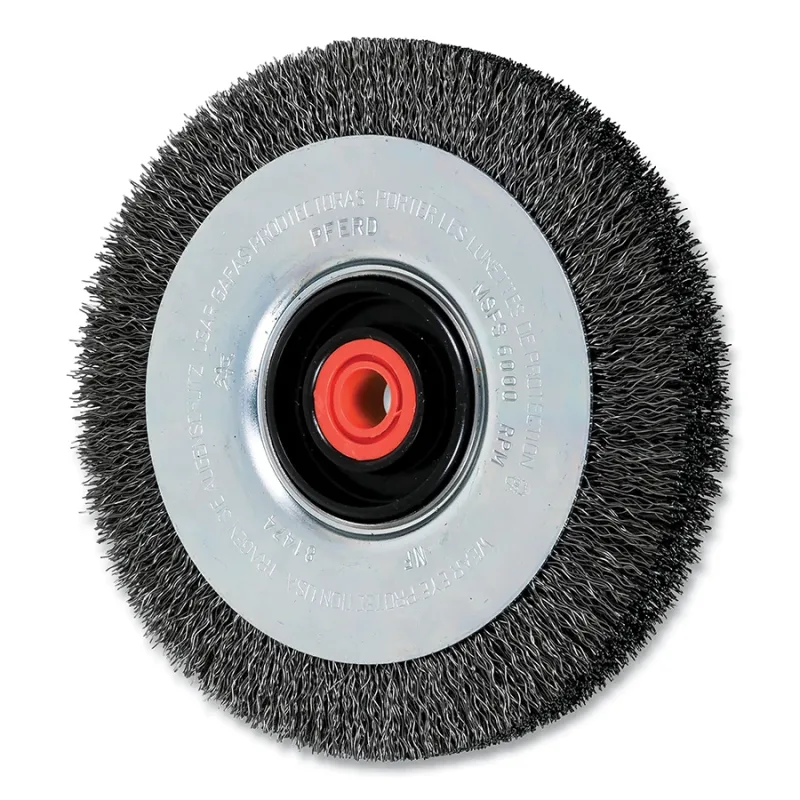 6" EZ MOUNT WIRE WHEEL .014 CS WIRE