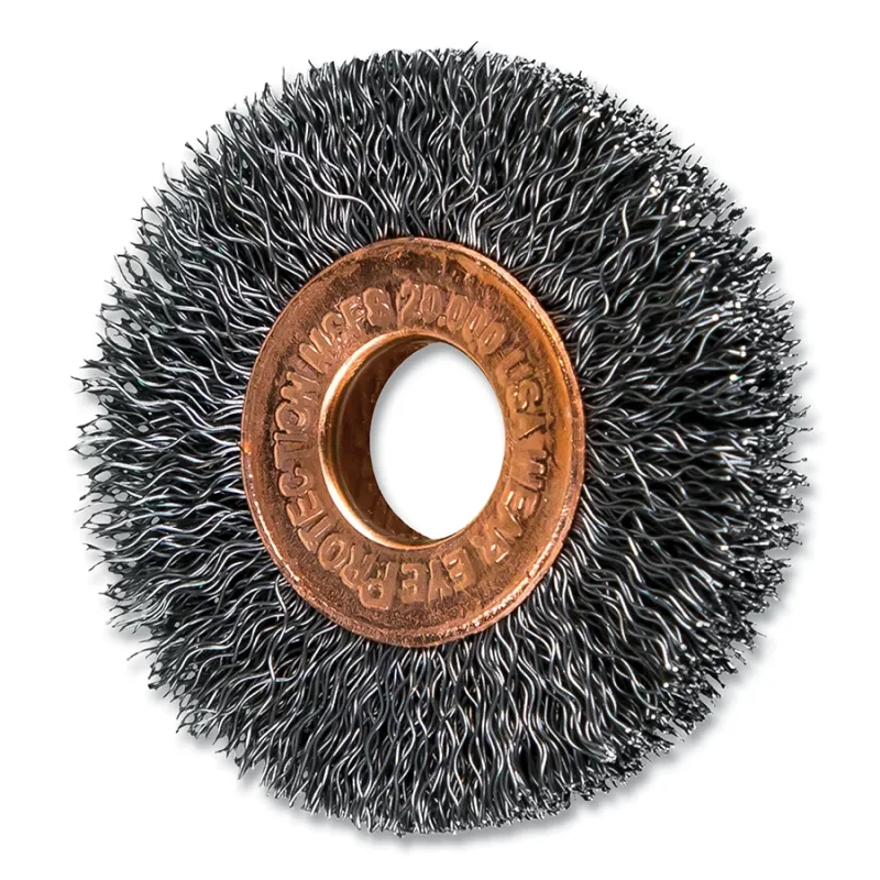1-1/2" TUBE CENTER WIREWHEEL .008 CS WIRE