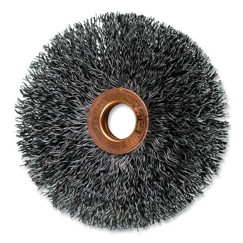 3" TUBE CENTER WIRE WHEEL .012 CS 1/2 TO 3/8" AH