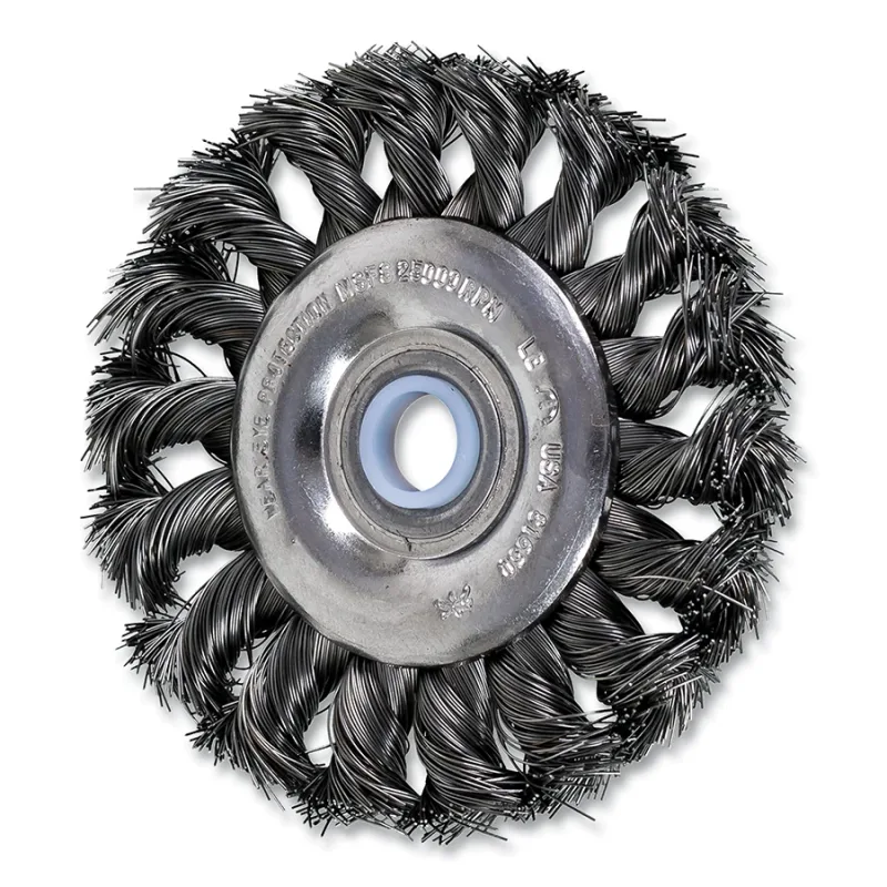 3" STANDARD TWIST KNOT WHEEL .012 CS WIRE