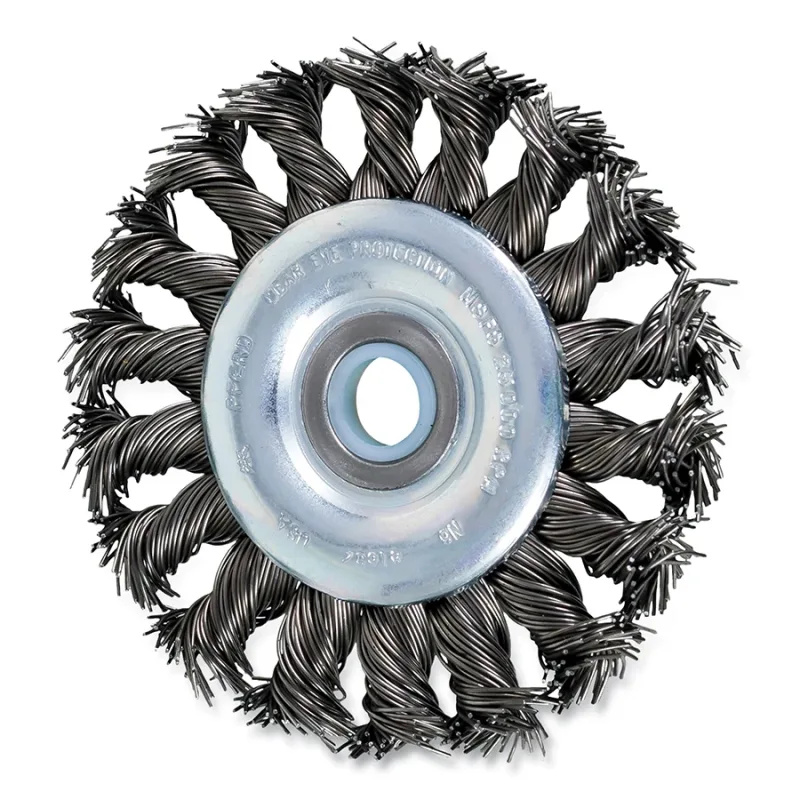 3" STANDARD TWIST KNOT WHEEL .020 CS WIRE
