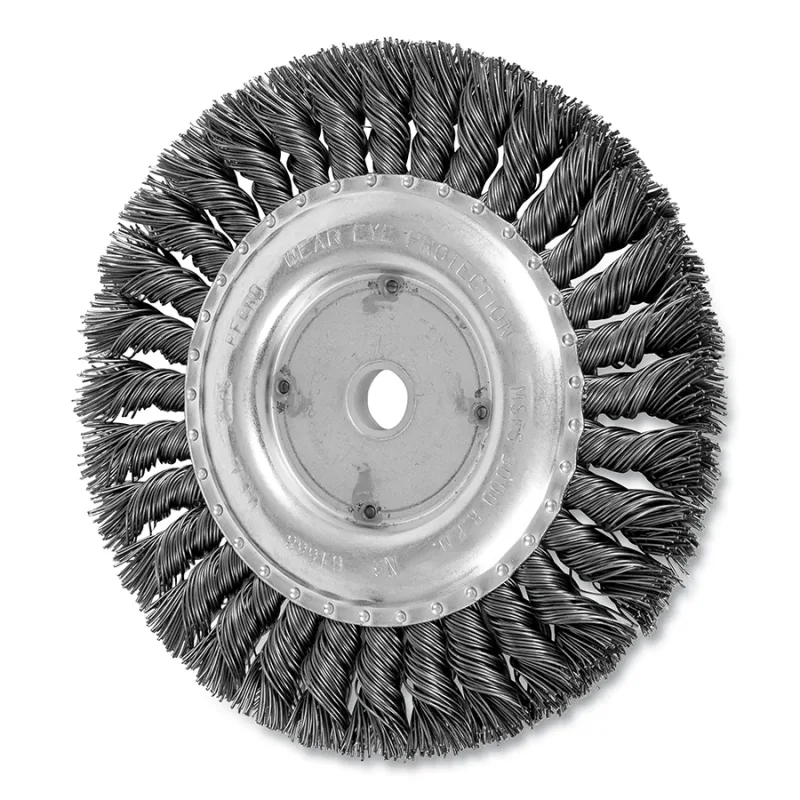 6" STANDARD TWIST KNOT WHEEL .023 CS