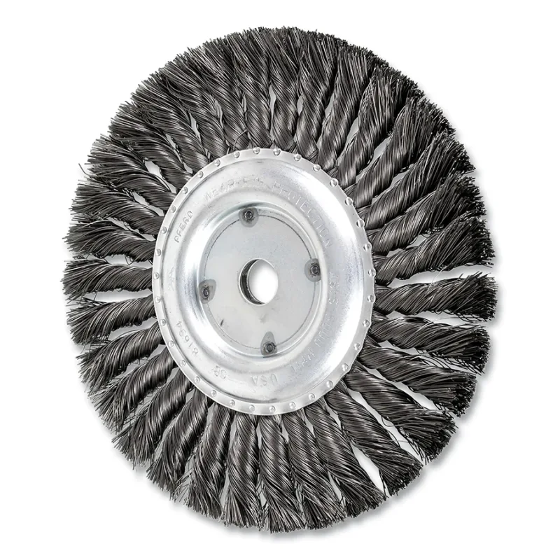 7" STANDARD TWIST KNOT WHEEL .014 CS WIRE
