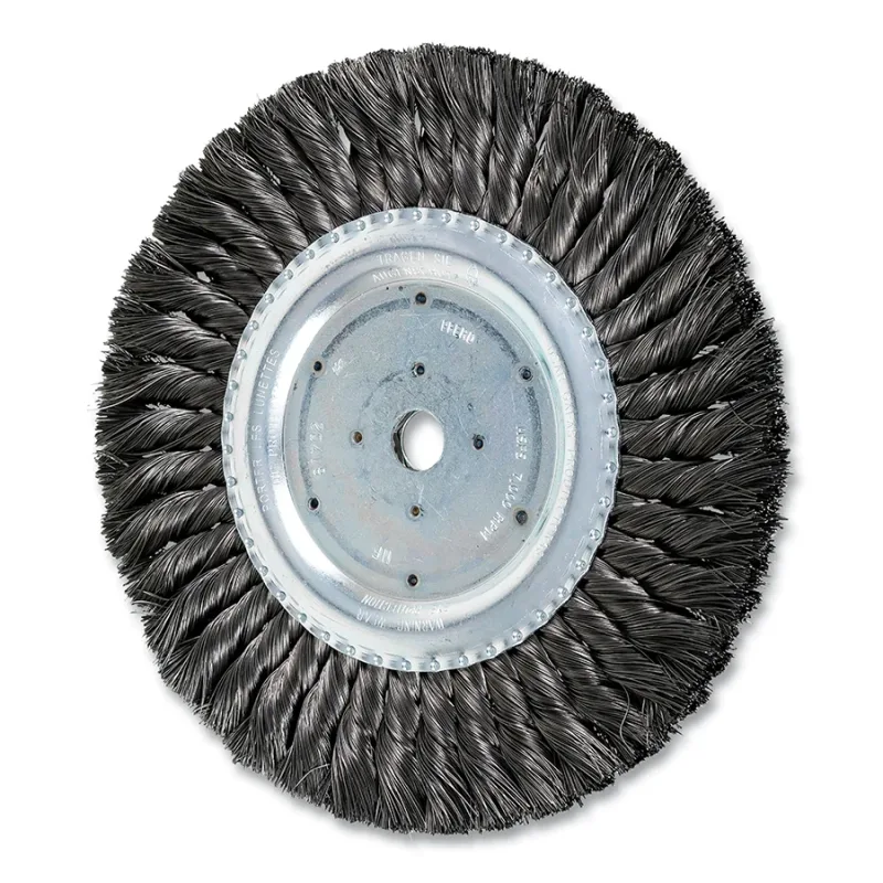 8" STANDARD TWIST KNOT WHEEL .012 CS WIRE