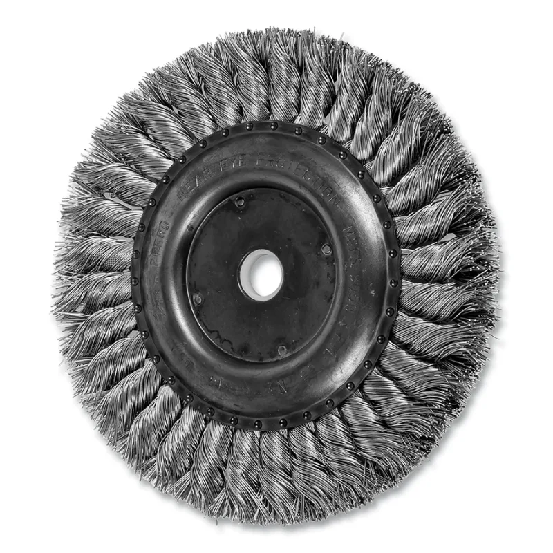 6" STANDARD TWIST KNOT WHEEL .016 SS WIRE