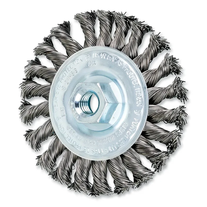 4" FULL CABLE MINI KNOTWHEEL .020 CS WIRE
