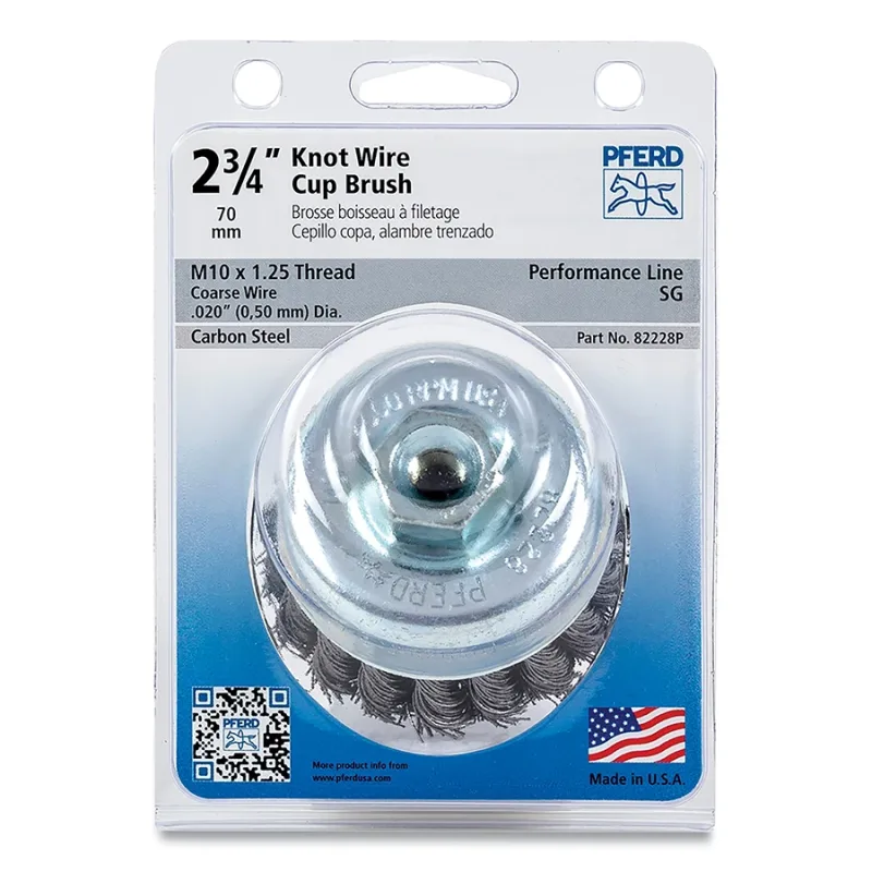 P.O.P. 2-3/4" Knot Wire Cup Brush .02 CS Wire