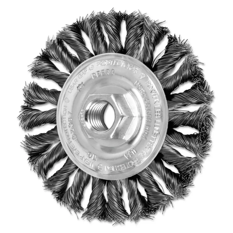 COMBITWIST® Cable Wheel, 4 in D x 3/8 in W, .014 in Carbon Steel, 20,000 rpm