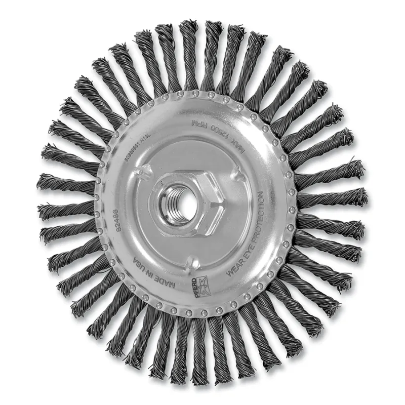 FD 82486 6" STRINGER BEAD KNOT WHEEL .020 CS WIR
