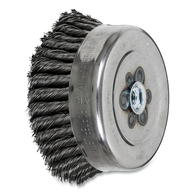 CUP KNOT F/C TWIST 2ROWCARBON ST 6X.023X5/8-11
