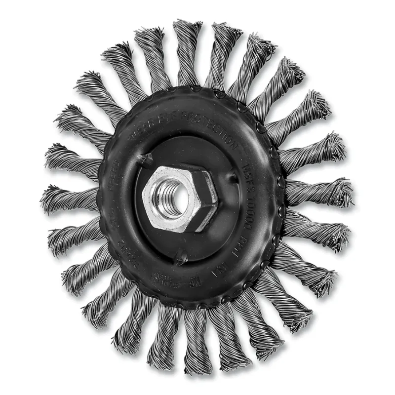 6" FULL CABLE KNOT WHEEL 24 KNOT .023 SS WIRE