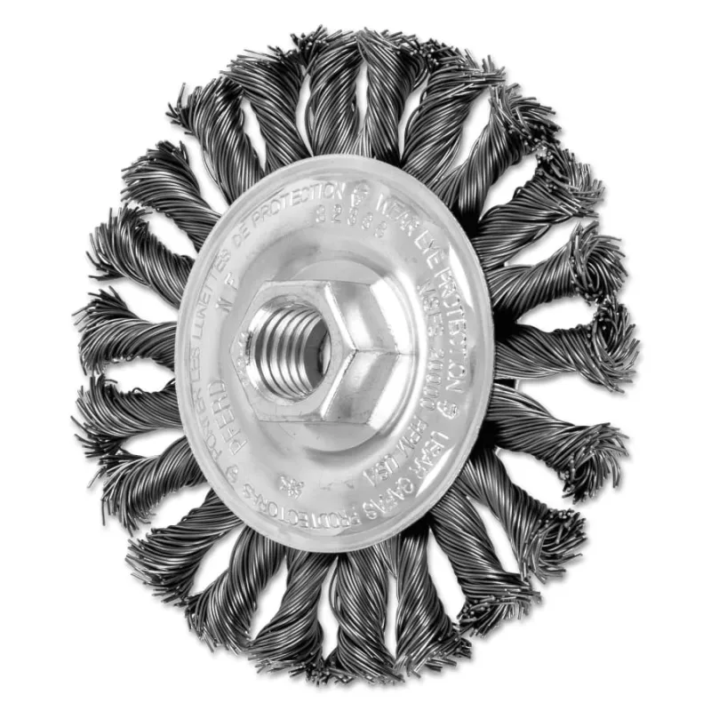 COMBITWIST® Cable Wheel, 5 in D x 3/8 in W, .023 in Carbon Steel, 15,000 rpm