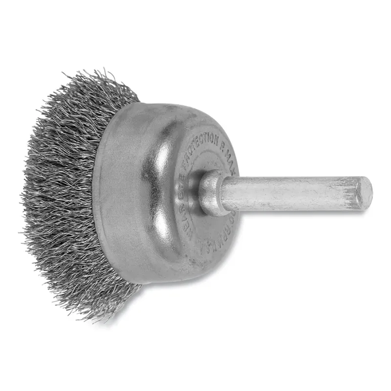 1-3/4" CRIMPED SHANK MOUNTED CUP .006 CS