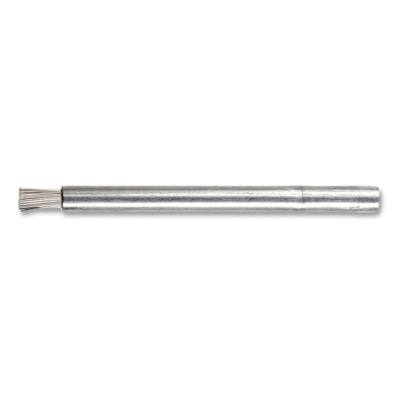 3/16" PENCIL END BRUSH 1/4" SHANK .012 CS WIRE