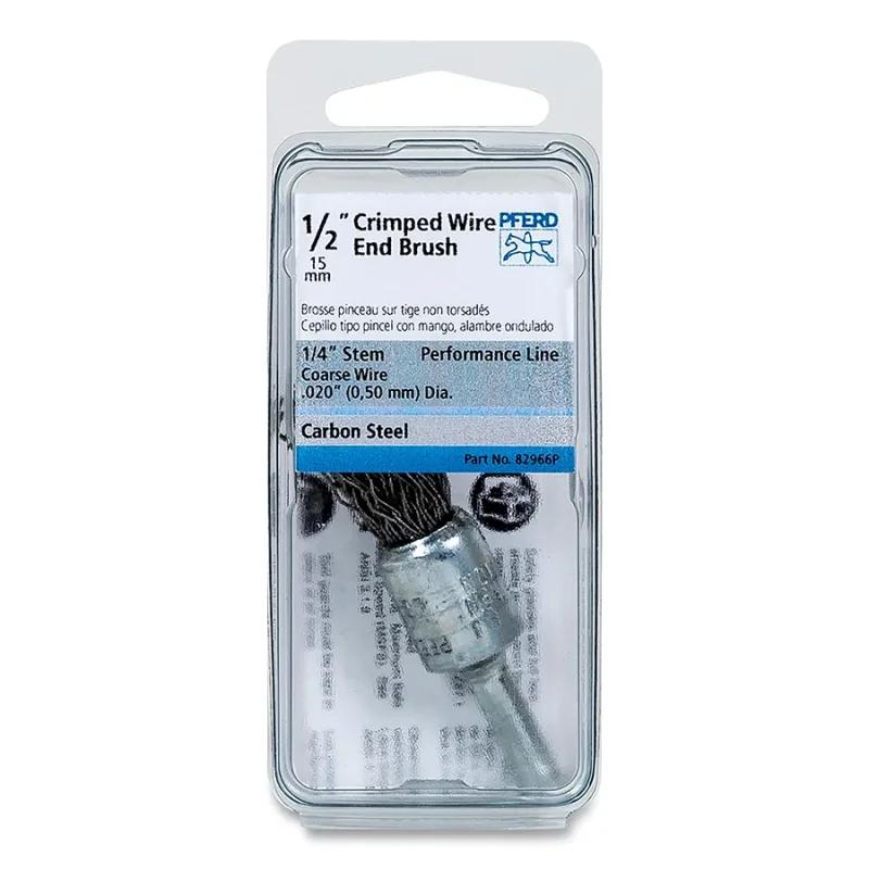 P.O.P. 1/2" CRIMPED WIRE END BRUSH .020 CS