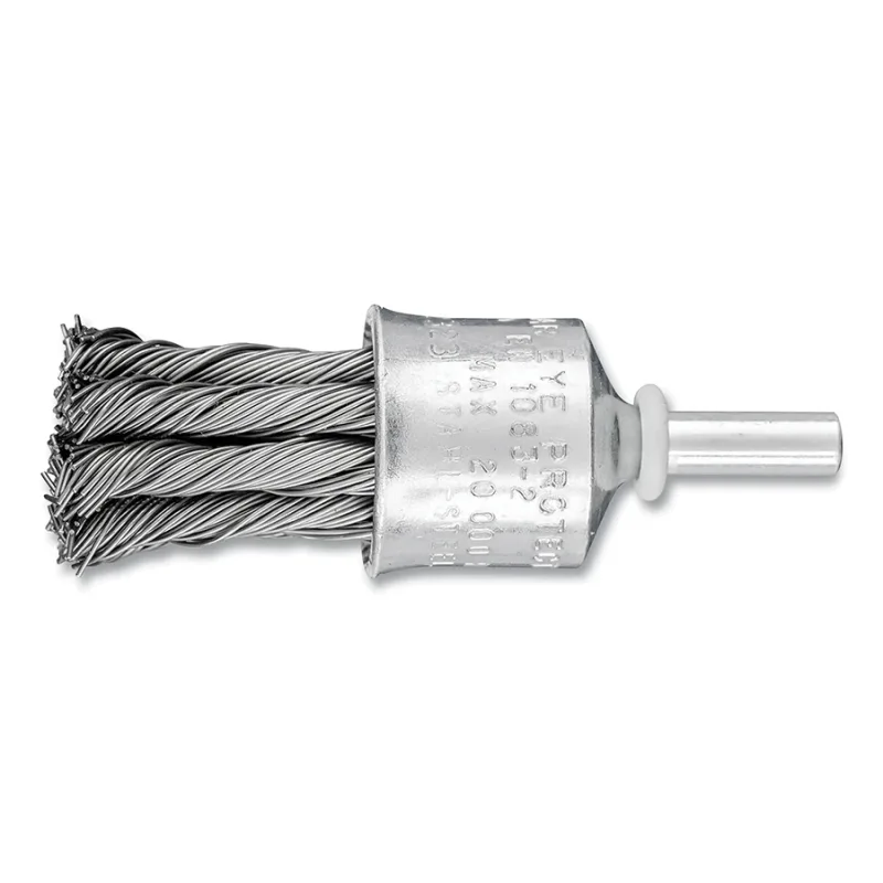 3/4" KNOT WIRE END BRUSH FLARED CUP .020 CS WIRE
