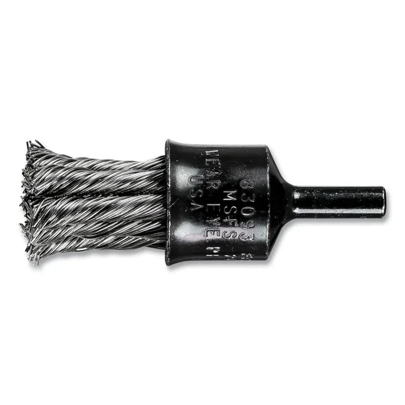 3/4" KNOT WIRE END BRUSH - FLARED CUP .020 SS WI