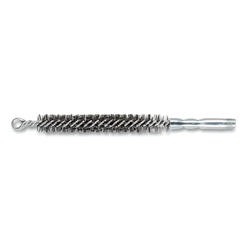 Condenser Tube Brush, 5/8 in dia, 0.008 in dia Wire, Carbon Steel