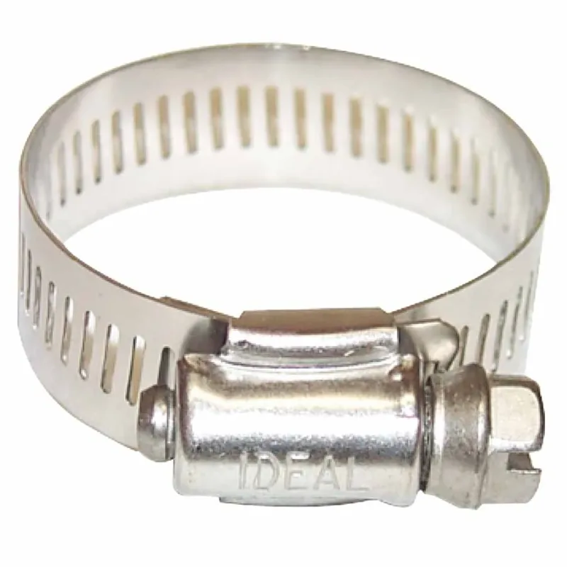62M Series Small Diameter Clamp, 1/2" Hose ID, 3/8"-1" Dia, Stainless Steel 300