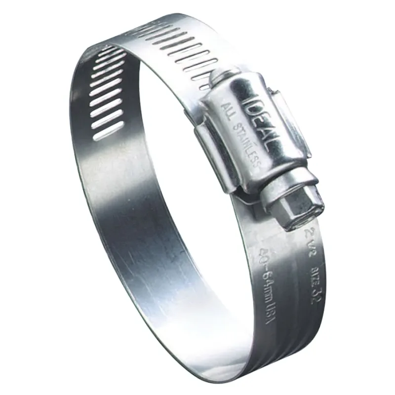 68 Series Worm Drive Clamp,1 7/8" Hose ID,1 1/2"-2 1/2" Dia, Stnls Steel 201/301