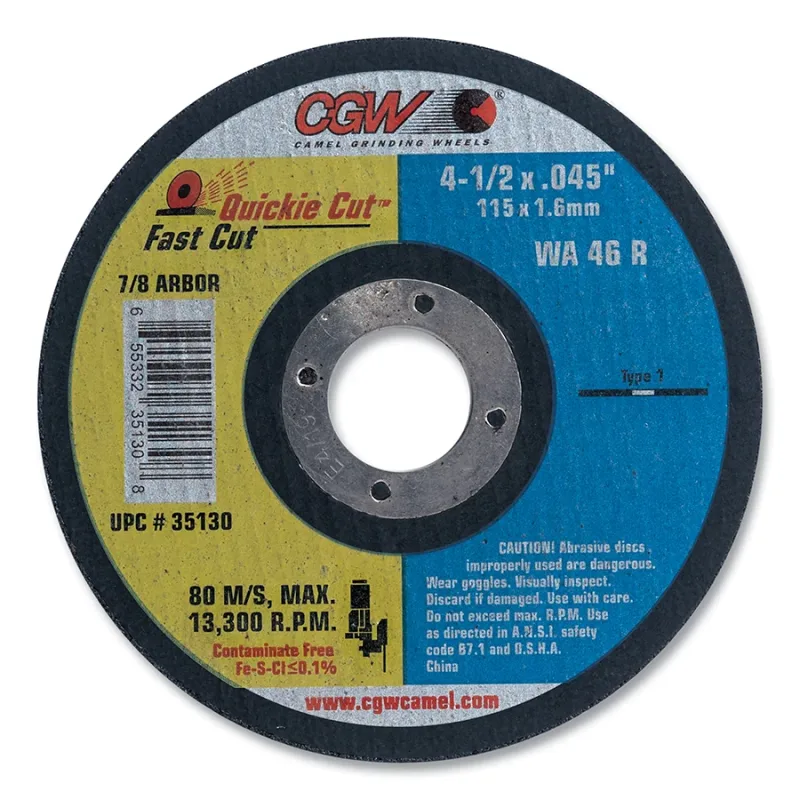 4-1/2 X 0.045 X 7/8 FASTCUT TYPE 1 WA46-R