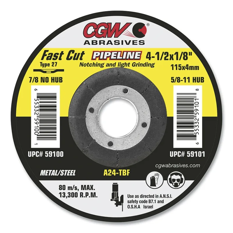 4 1/2 X 1/8 X 7/8 A24-T-BF PIPELINE-STEEL T27 FC