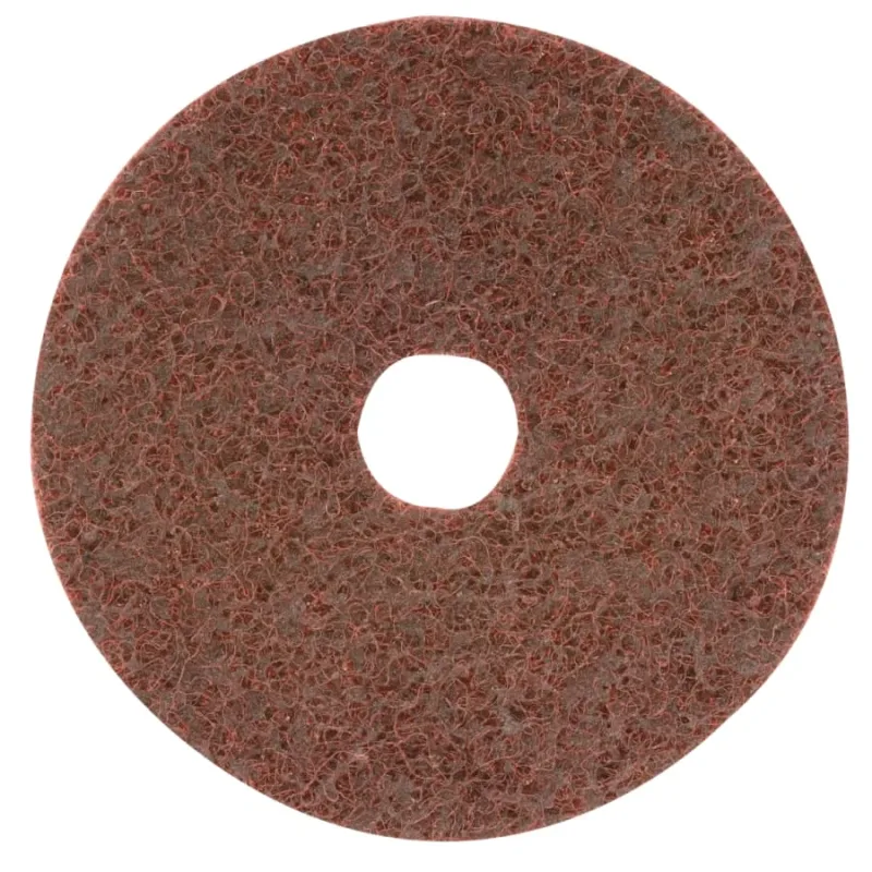 Surface Conditioning Disc, Hook & Loop w/ Arbor Hole, 5 in, 12,000 rpm, Gold