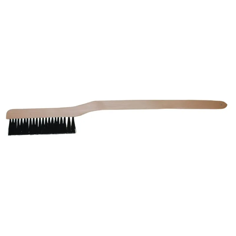 Radiator Brushes, 24 in, Black Flagged-Tip Polystyrene Wire, Hardwood Handle