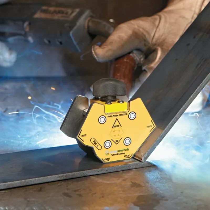 Mini Multi-Angle Welding Magnet, 80 lb Capacity (474-8100350) - additional view 1